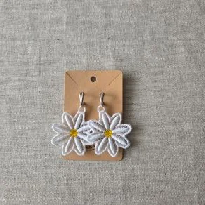 Letnie kolczyki - stokrotki